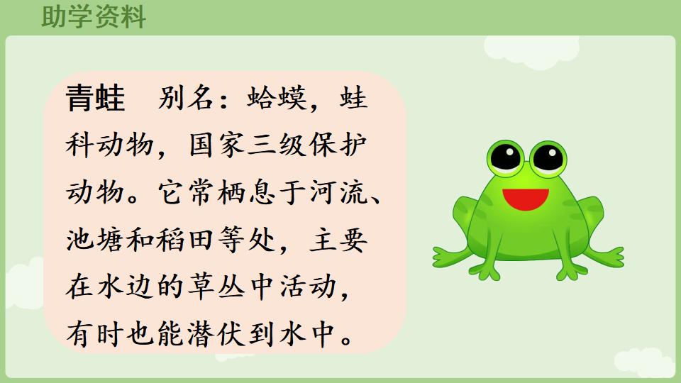 图片[4]-一年级语文下册1.3《小青蛙》上课教学课件-铅笔壳